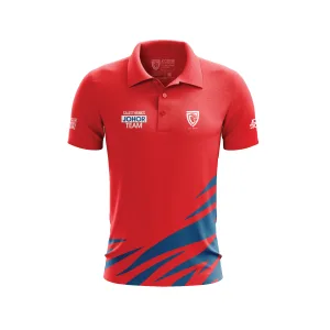 JCCB Corporate Strip Red Shirt