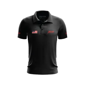 JCA Msia Athlete Black Shirt